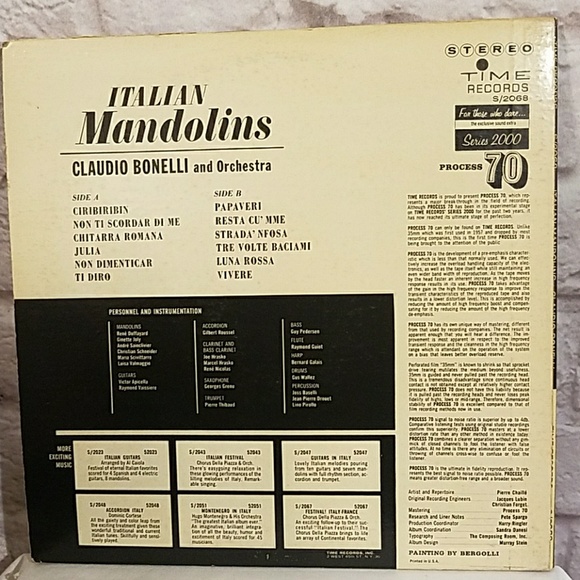 Italian Mandolins Claudio Bonelli and Orchestra - Picture 3 of 6